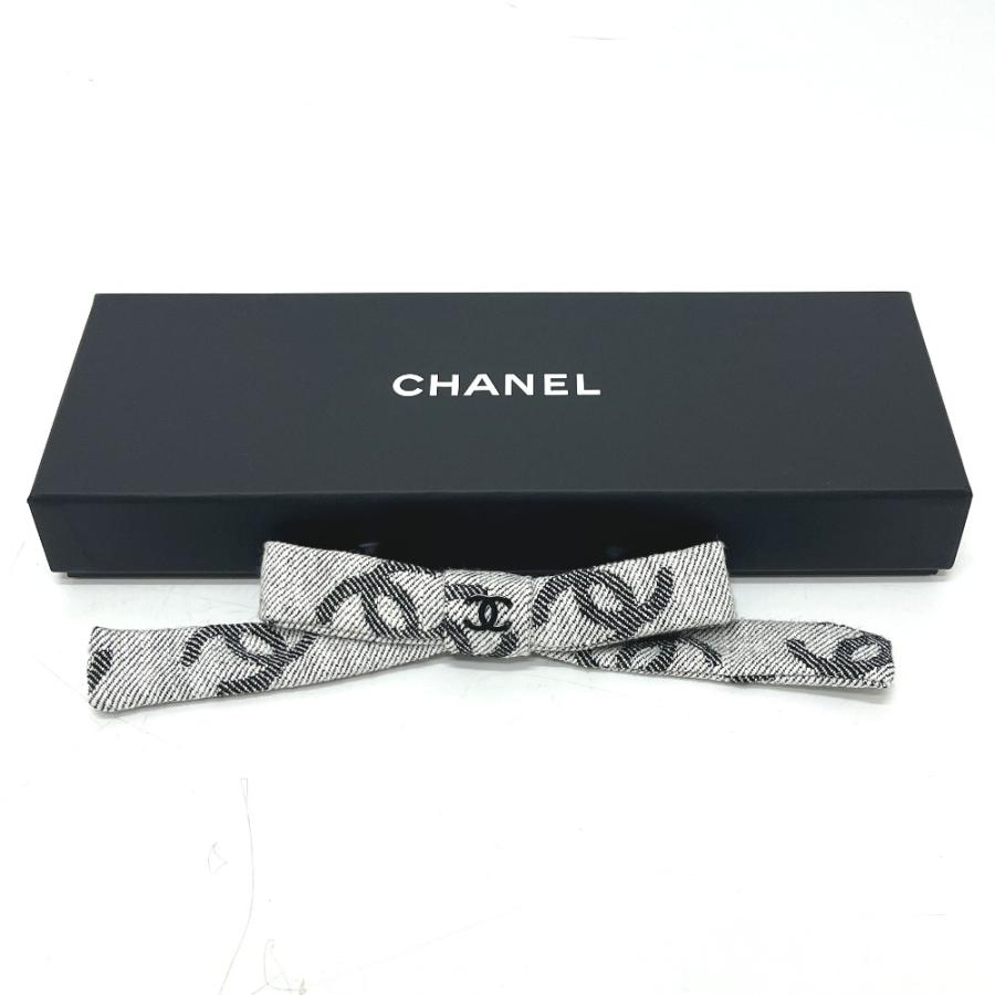 CHANEL シャネル ヘアアクセサリー バレッタ リボン ココマーク CHANEL（シャネル） 未使用 ココマーク リボン ヘアアクセサリ ヘア