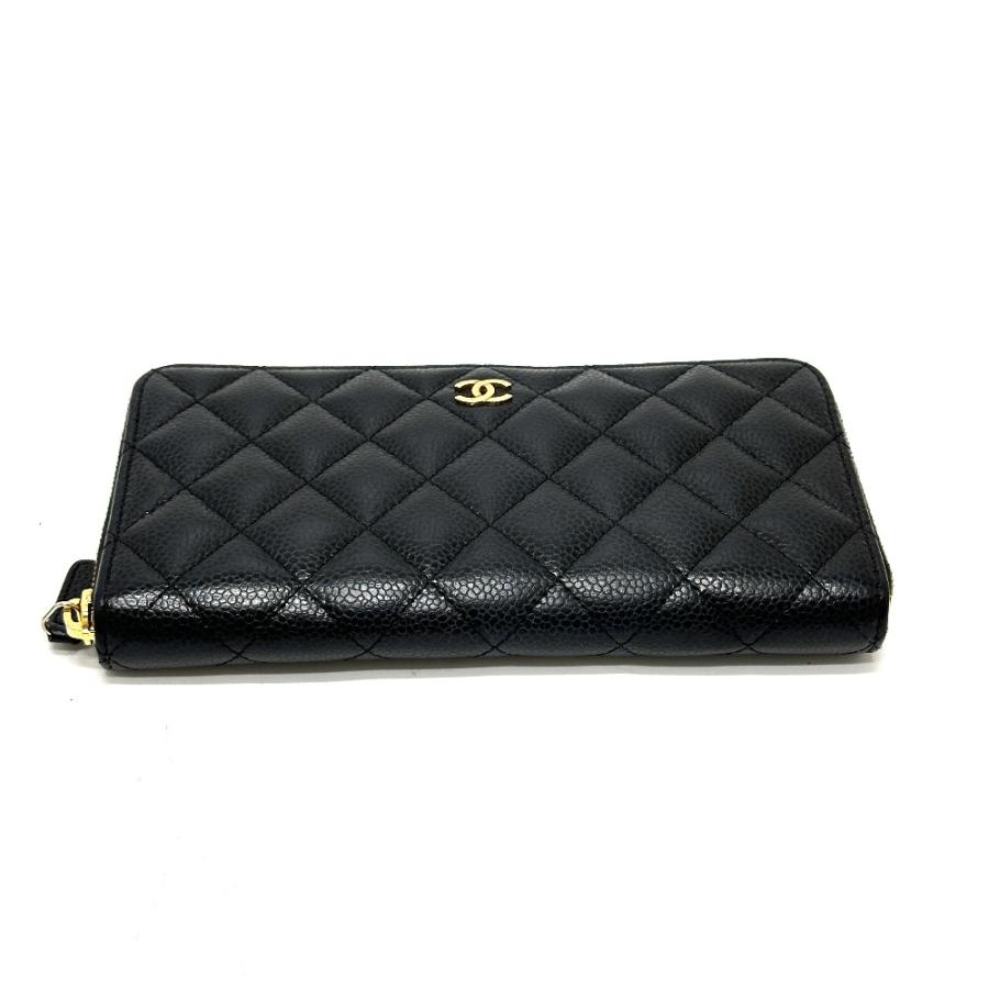 CHANEL シャネル A50097 ココマーク マトラッセ ウォレット 長財布 ブラック レディース【中古】 | CHANEL | 02
