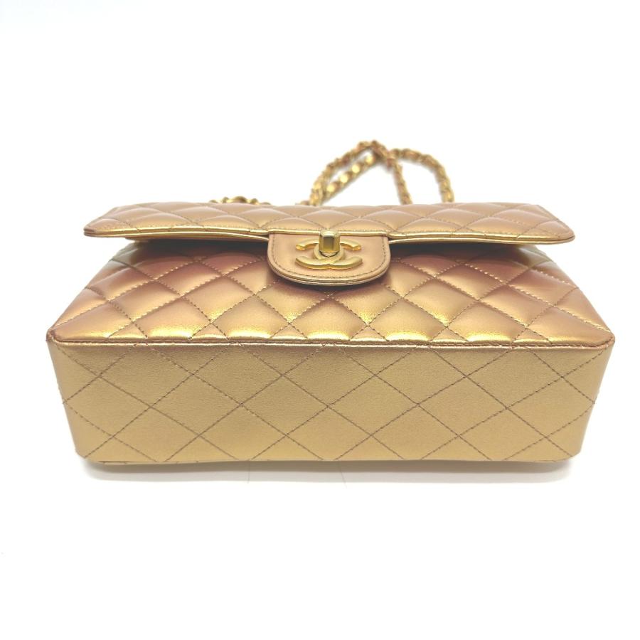 未使用 CHANEL シャネル A01113 マトラッセ23 Wフラップ CC ココマーク ショルダーバッグ ゴールド レディース【中古】 | CHANEL | 02