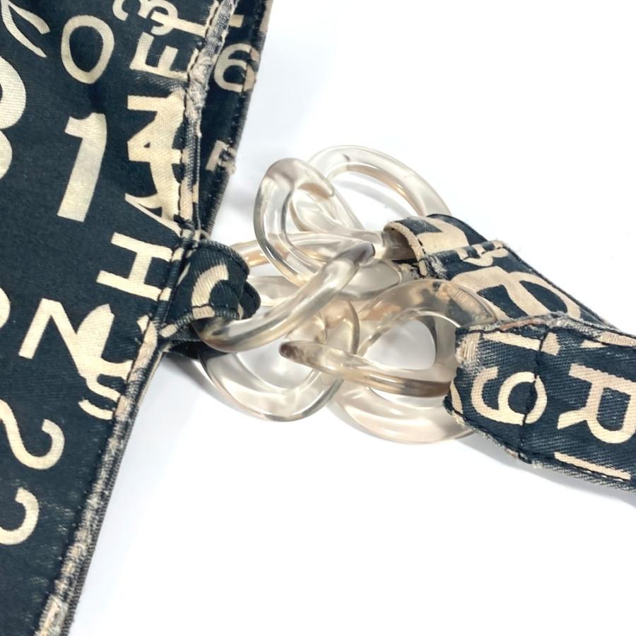 CHANEL シャネル バイシーライン カバン ショルダーバッグ 肩掛け プレスチックチェーン トートバッグ ブラック レディース【中古】 | CHANEL | 05