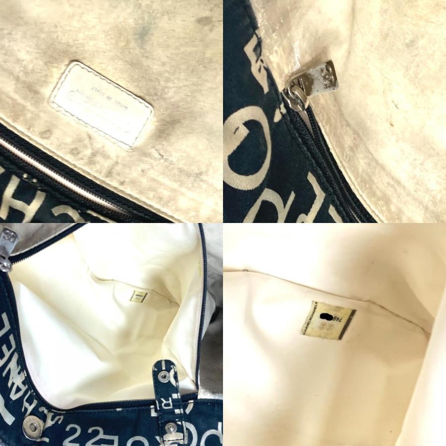 CHANEL シャネル バイシーライン カバン ショルダーバッグ 肩掛け プレスチックチェーン トートバッグ ブラック レディース【中古】 | CHANEL | 08