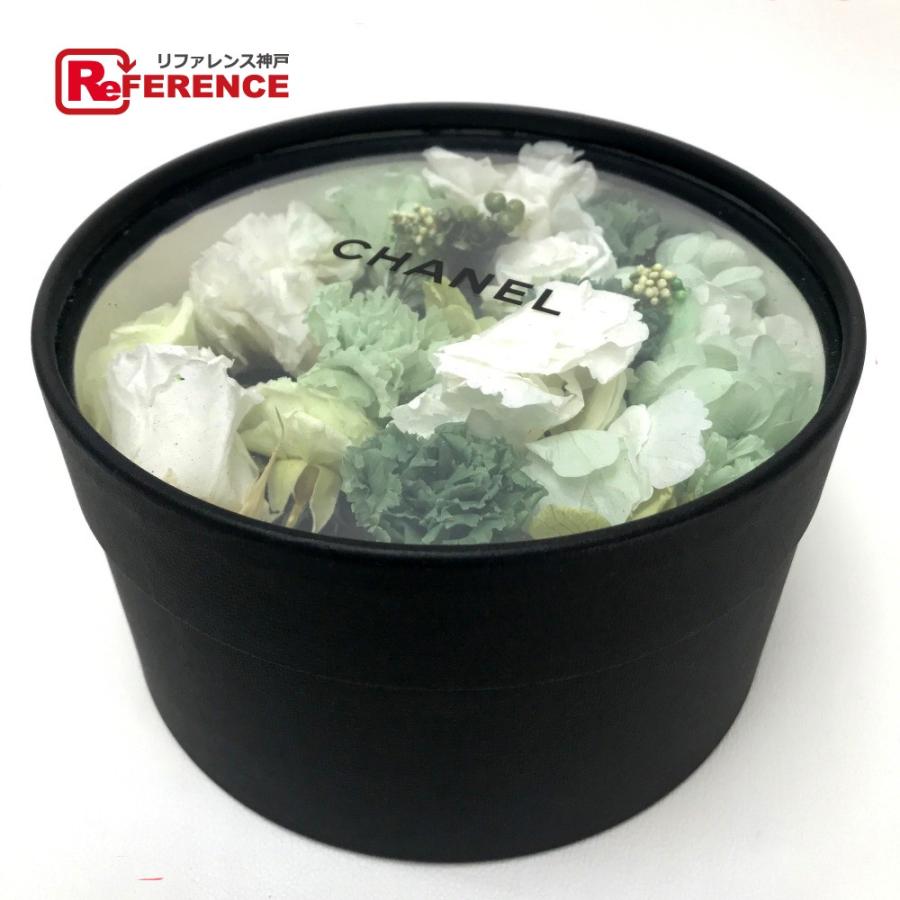 CHANEL シャネル  プリザーブドフラワー インテリア ノベルティ グリーン×ホワイト系 レディース | CHANEL
