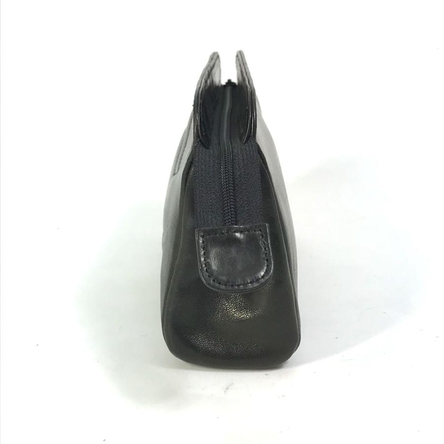 CHANEL シャネル ココマーク CC メイクポーチ 化粧ポーチ ブラック レディース【中古】 | CHANEL | 03