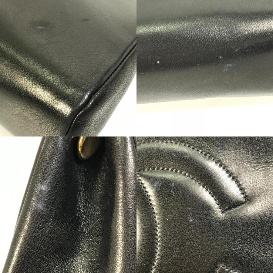 CHANEL シャネル ココマーク CC メイクポーチ 化粧ポーチ ブラック レディース【中古】 | CHANEL | 08