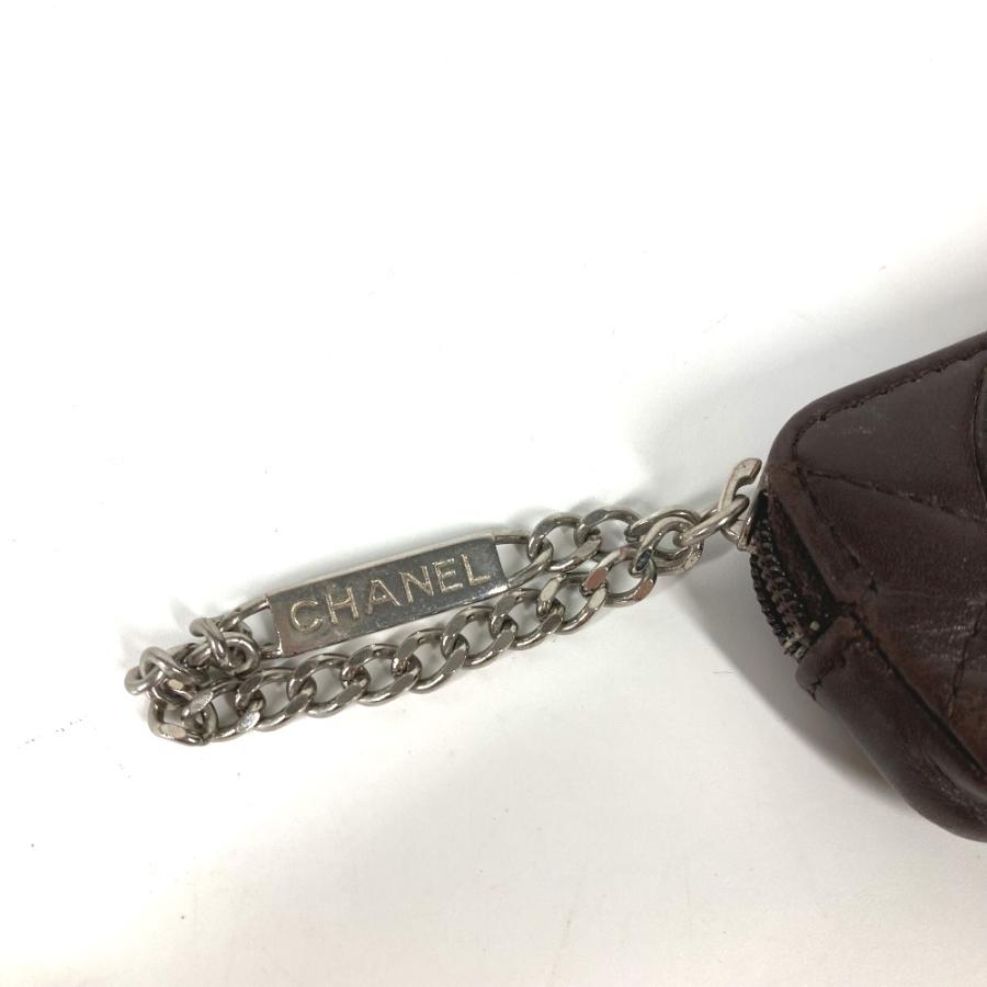 CHANEL シャネル CC ココマーク 筆箱 ステーショナリー カンボンライン ペンケース ブラウン レディース【中古】 | CHANEL | 03