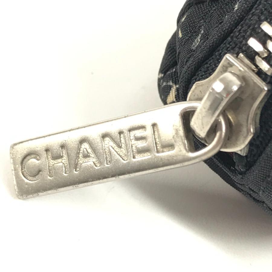 CHANEL シャネル 筆箱 ポーチ 旧トラベルライン ペンケース ブラック レディース【中古】 | CHANEL | 05