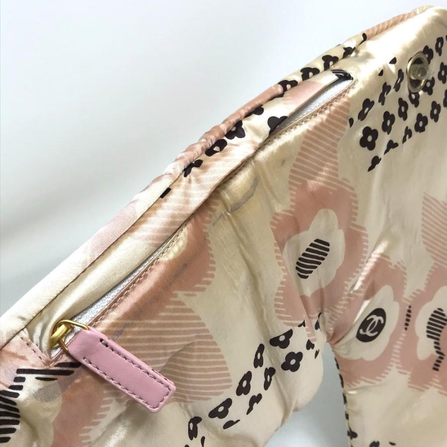 CHANEL シャネル カメリア アイマスク ポーチ ピロー セット トラベルケース ナイロン ピンク レディース【中古】_4