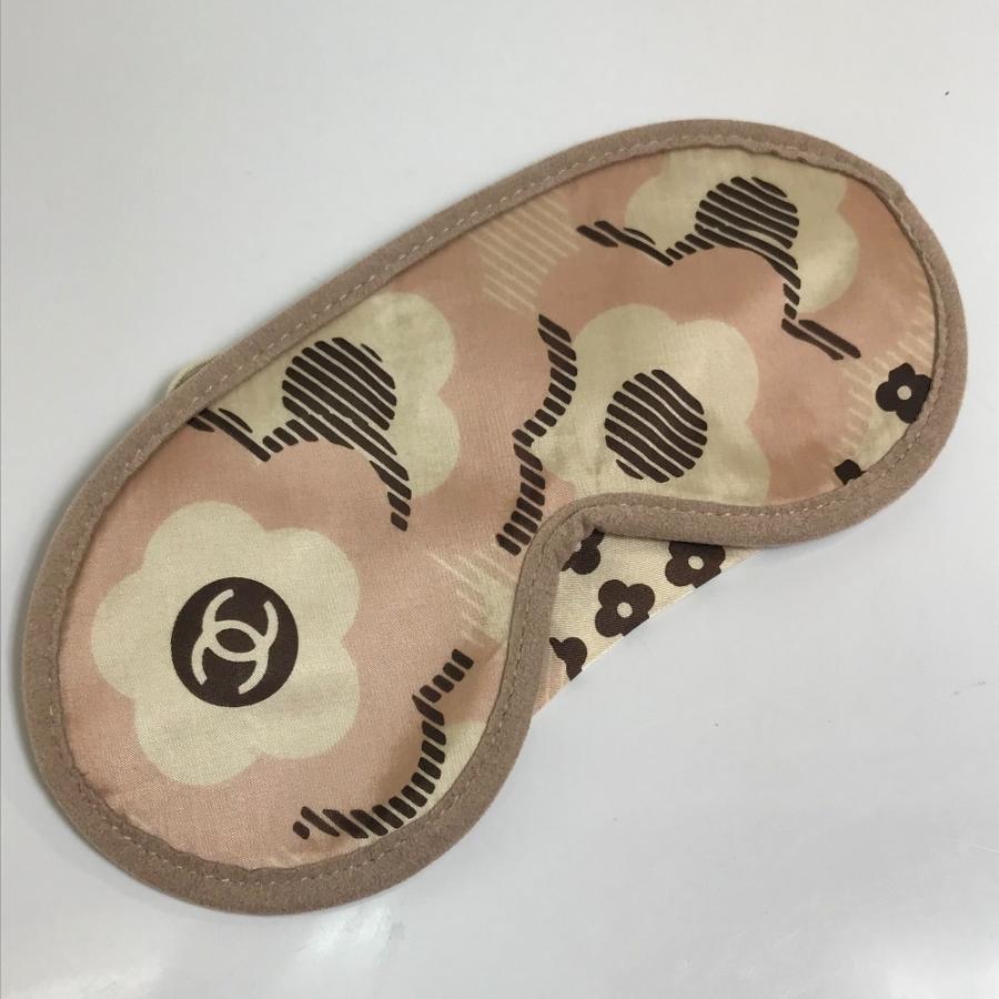 CHANEL シャネル カメリア アイマスク ポーチ ピロー セット トラベルケース ナイロン ピンク レディース【中古】_6