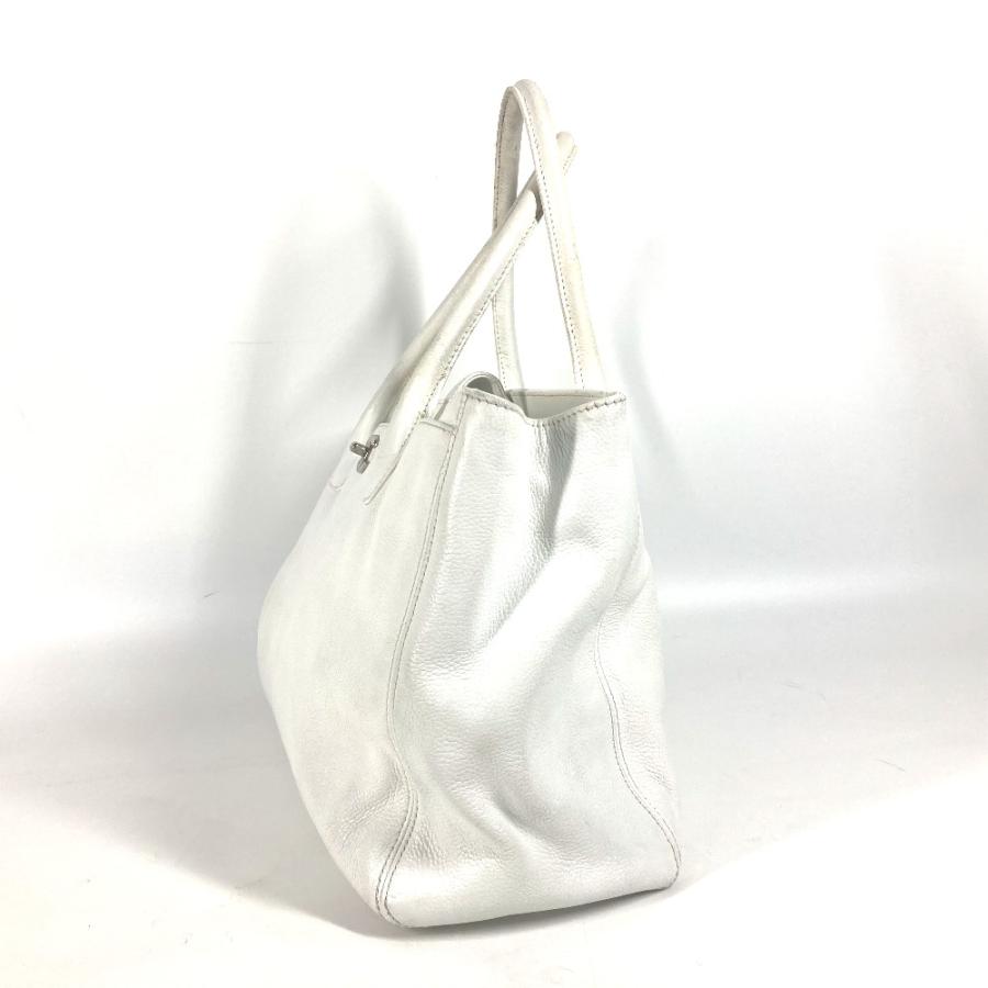 CHANEL シャネル エグゼグティブ CC ココマーク カバン ショルダーバッグ 肩掛け トートバッグ ホワイト レディース【中古】 | CHANEL | 02