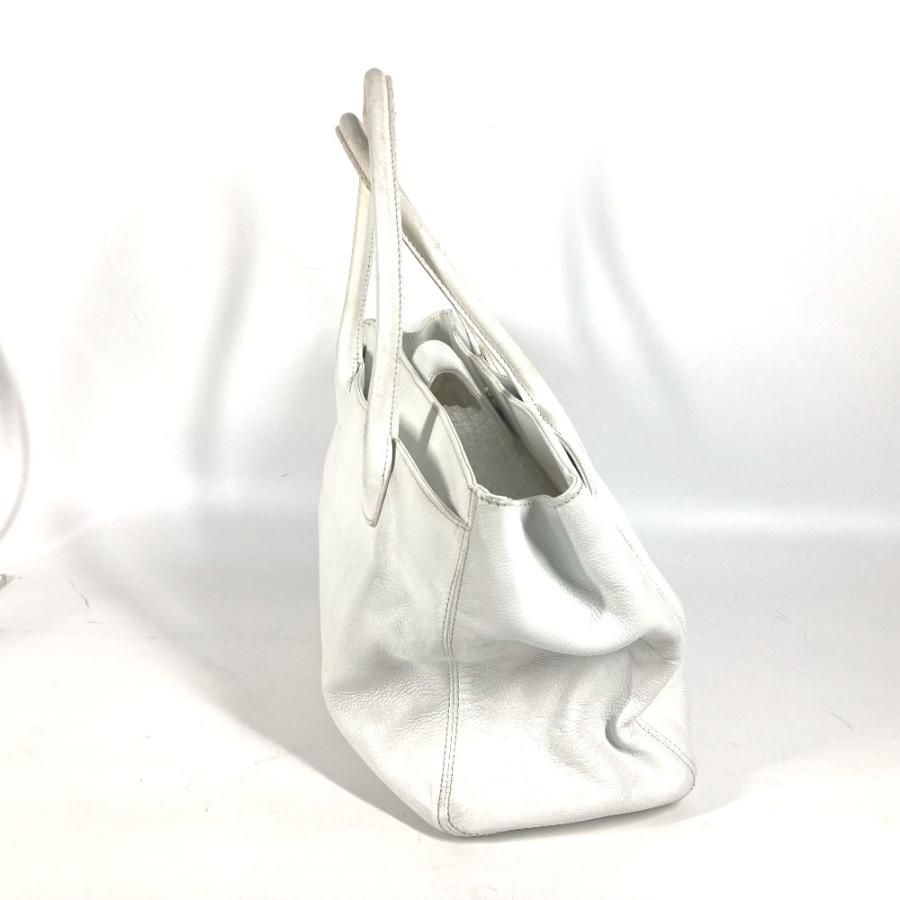 CHANEL シャネル エグゼグティブ CC ココマーク カバン ショルダーバッグ 肩掛け トートバッグ ホワイト レディース【中古】 | CHANEL | 03