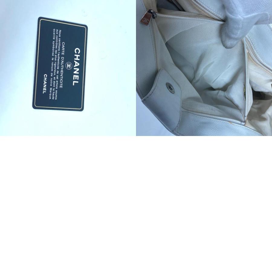 CHANEL シャネル エグゼグティブ CC ココマーク カバン ショルダーバッグ 肩掛け トートバッグ ホワイト レディース【中古】 | CHANEL | 09