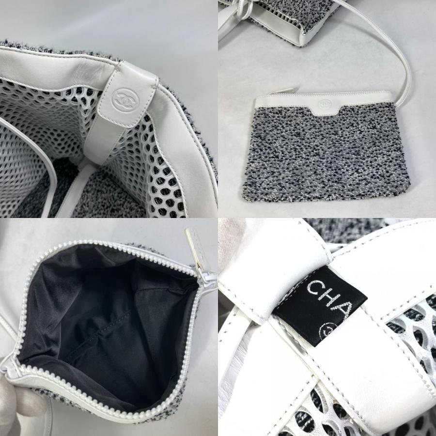 CHANEL シャネル 16P ビーチバッグ タオル ポーチ 3点セット パイル  