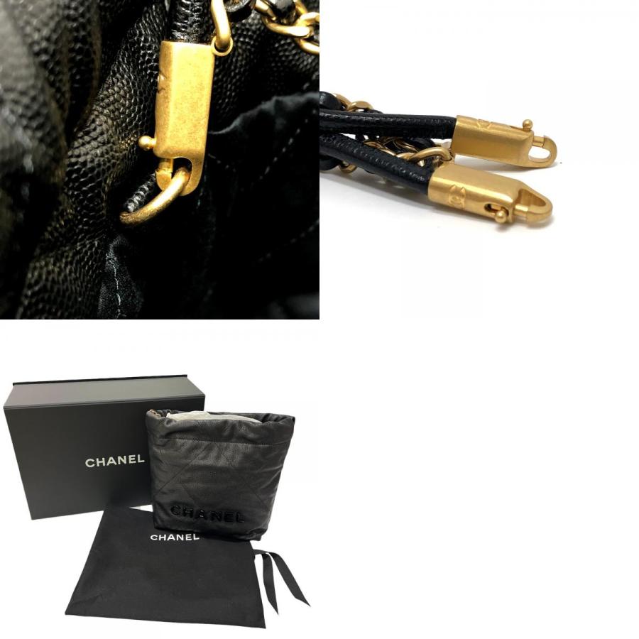 CHANEL（シャネル） 未使用 AS3980 シャネル22 ソーブラック ミニ 2WAY