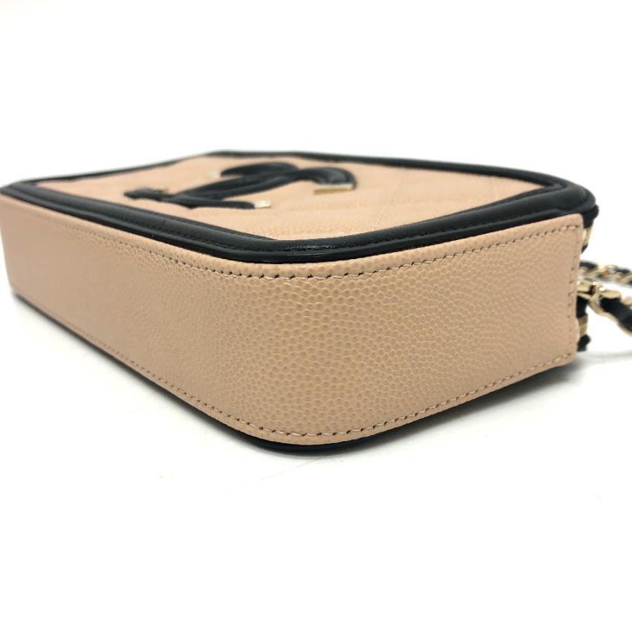 新品同様 CHANEL シャネル A84450 CCフィリグリー バイカラー 財布 ウォレット 長財布 ウォレットチェーン ベージュ レディース【中古】 | CHANEL | 04