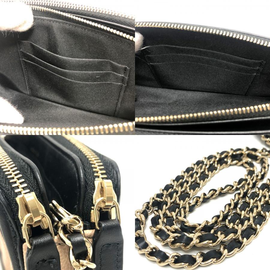 新品同様 CHANEL シャネル A84450 CCフィリグリー バイカラー 財布 ウォレット 長財布 ウォレットチェーン ベージュ レディース【中古】 | CHANEL | 08