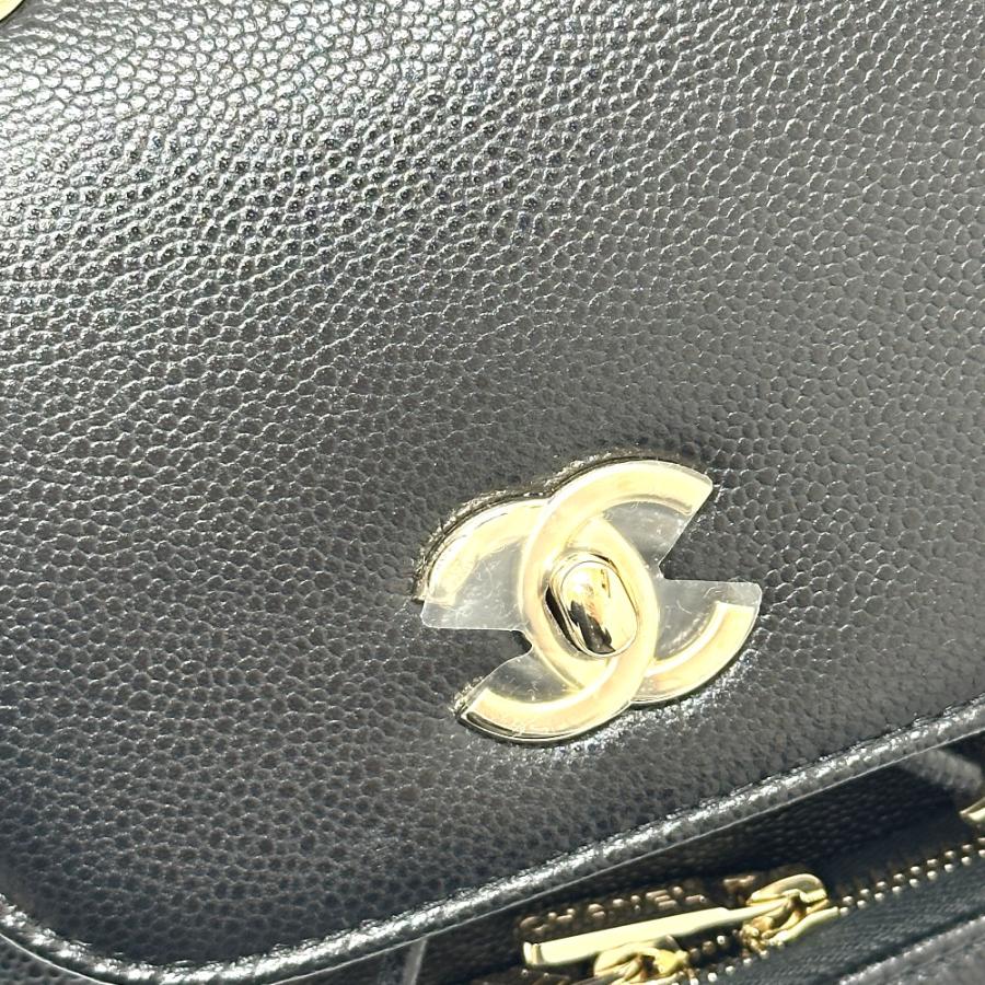 新品 CHANEL シャネル AS3530 ココマーク ターンロック ミニ バックパック リュックサック ブラック レディース【新品】の画像
