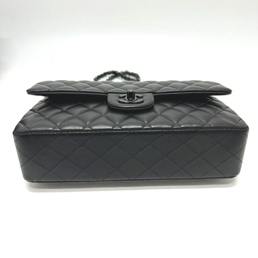 シャネル CHANEL マトラッセ25 ソーブラック A01112 Wフラップ Wチェーン ショルダーバッグ ラムスキン ブラック 未使用 CHANEL（シャネル） 未使用 A01112 マトラッセ25 ソーブラック W