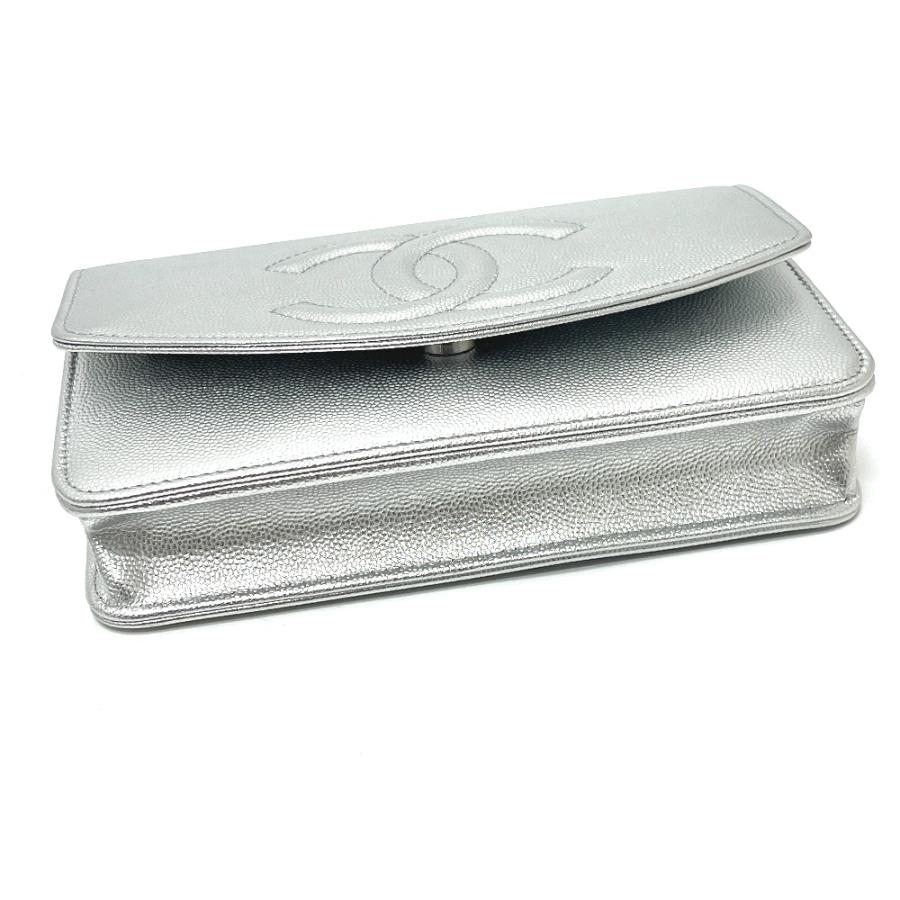 未使用 CHANEL シャネル AP4653 ココマーク チェーンウォレット メティエダール コレクション ショルダーバッグ レディース【中古】_4