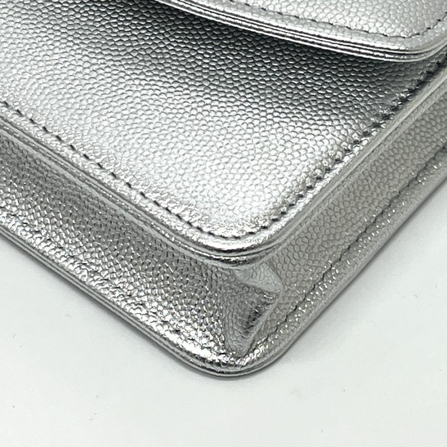 未使用 CHANEL シャネル AP4653 ココマーク チェーンウォレット メティエダール コレクション ショルダーバッグ レディース【中古】_5