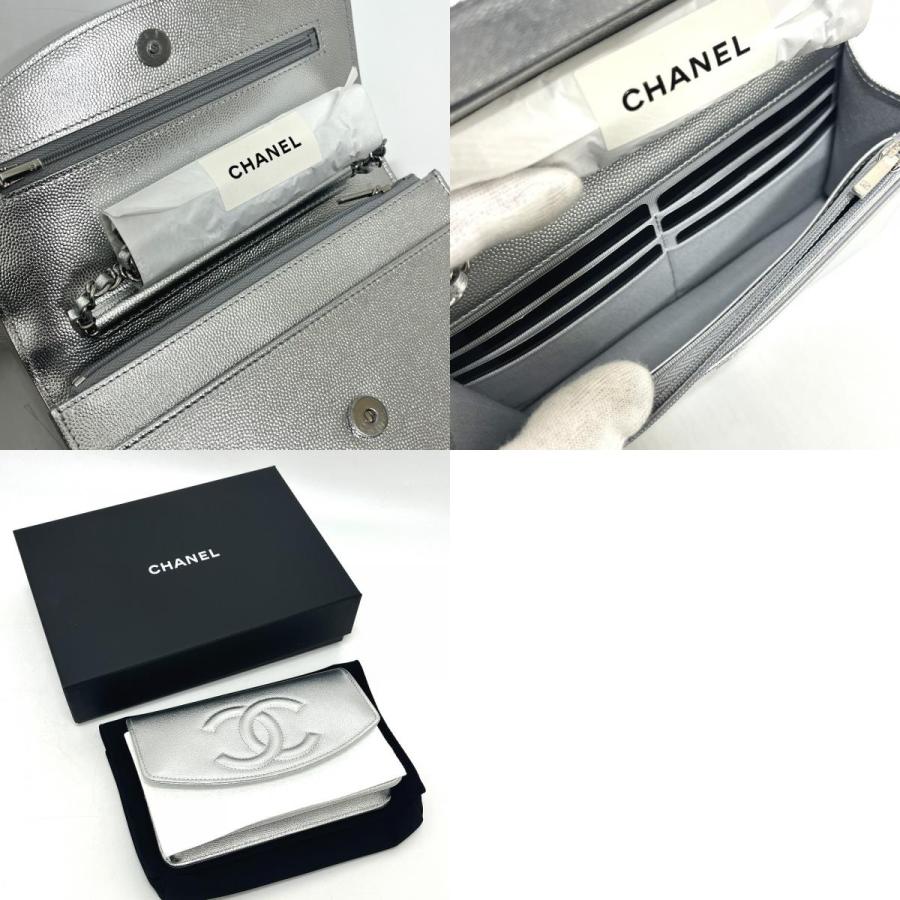 未使用 CHANEL シャネル AP4653 ココマーク チェーンウォレット メティエダール コレクション ショルダーバッグ レディース【中古】_9