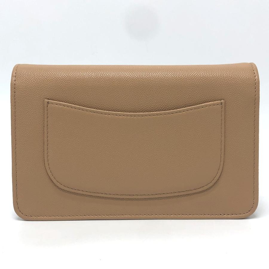 未使用 CHANEL シャネル AP4653 ココマーク チェーンウォレット メティエダール コレクション ショルダー ベージュ レディース【中古】_1