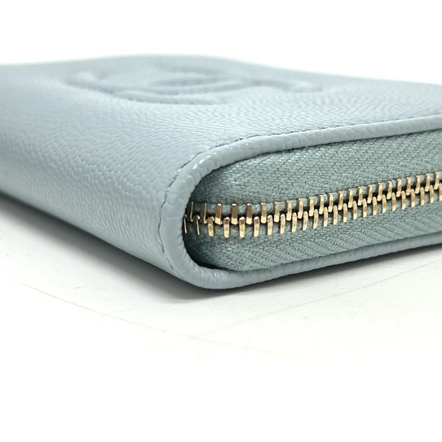 未使用 CHANEL シャネル AP4658 ココマーク メティエダール カードケース 財布 ウォレット コインケース ブルー レディース【中古】 | CHANEL | 03