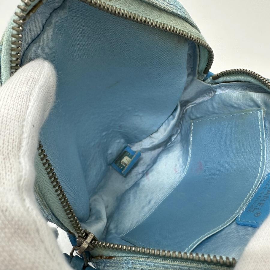 CHANEL シャネル ラウンド ストラップ付 スポーツ ポーチ ブルー レディース【中古】 | CHANEL | 08