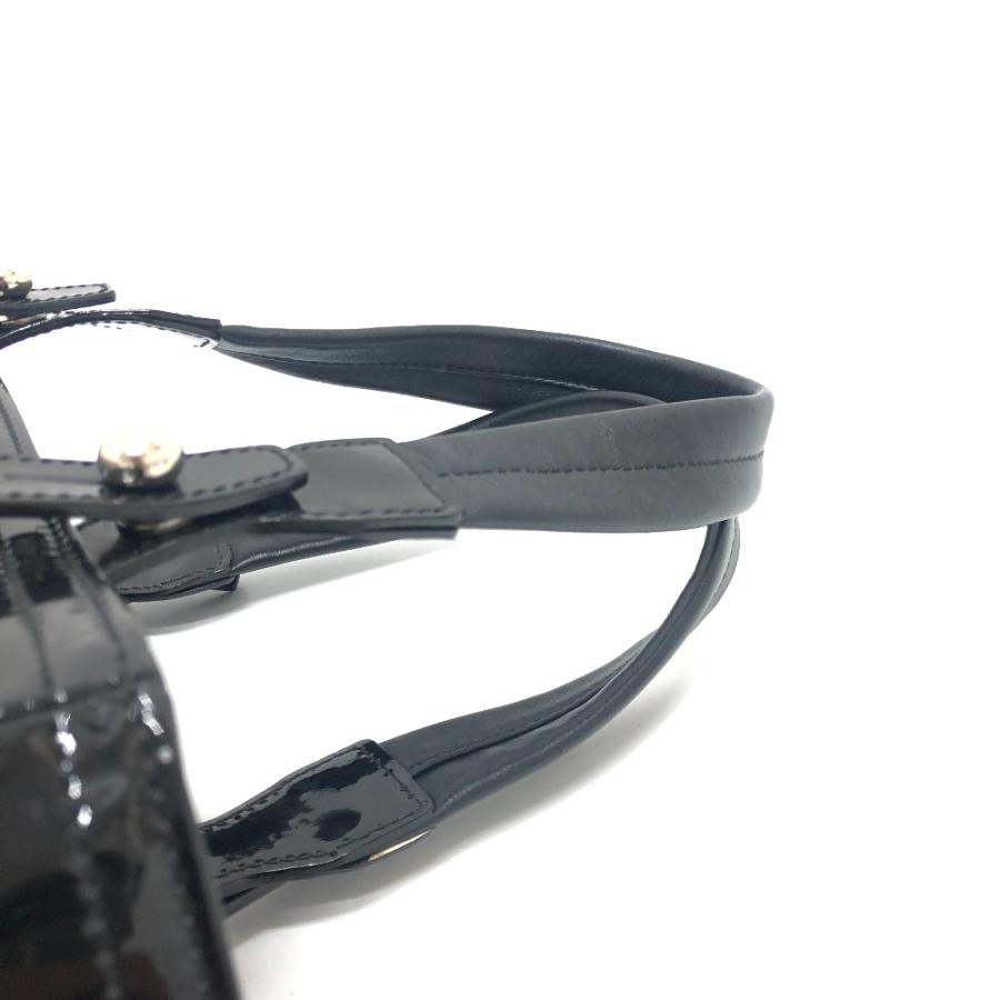 美品 CHANEL シャネル A34208 CC ココマーク パリビアリッツＰＭ エナメル×ハラコ×レザー トートバック カバン レディース【中古】 | CHANEL | 04