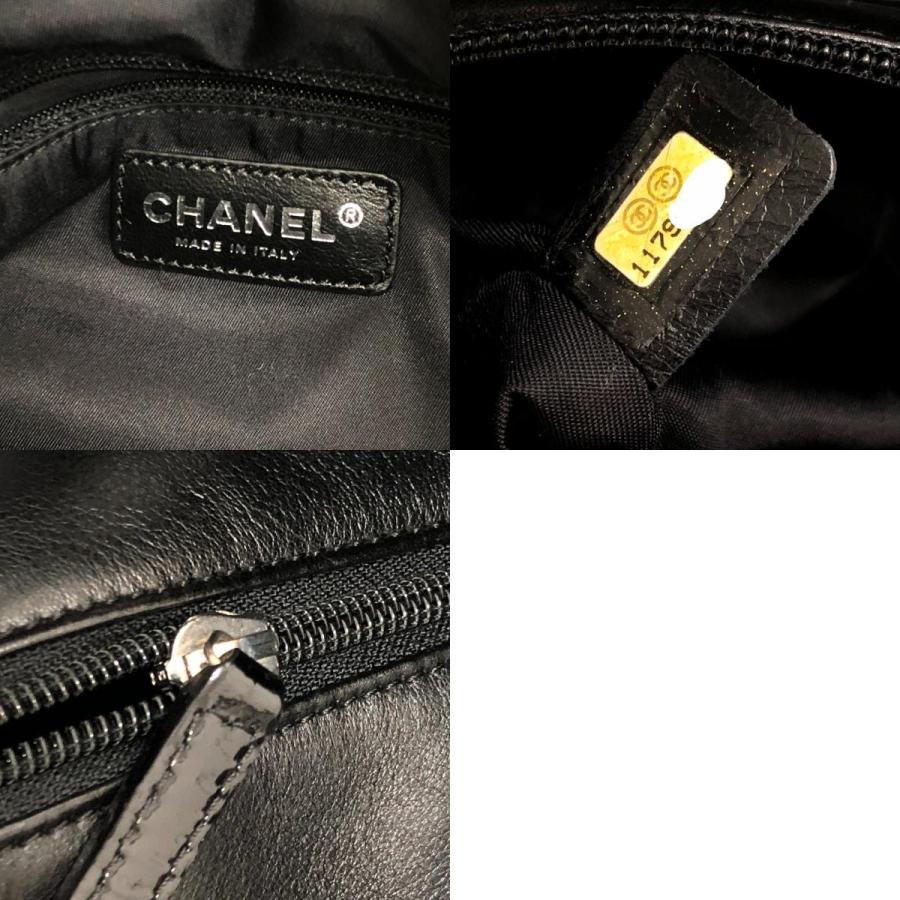 美品 CHANEL シャネル A34208 CC ココマーク パリビアリッツＰＭ エナメル×ハラコ×レザー トートバック カバン レディース【中古】 | CHANEL | 09