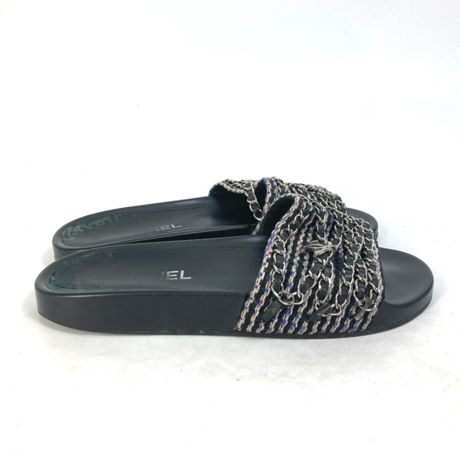 シャネル トング サンダル ココマーク ぺたんこ フラット ビーチサンダル