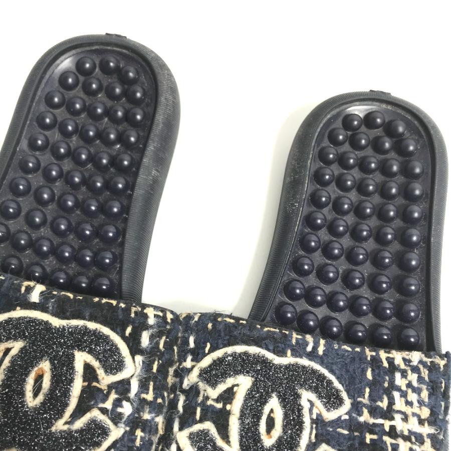 シャネル デカCC金具ミュール#38