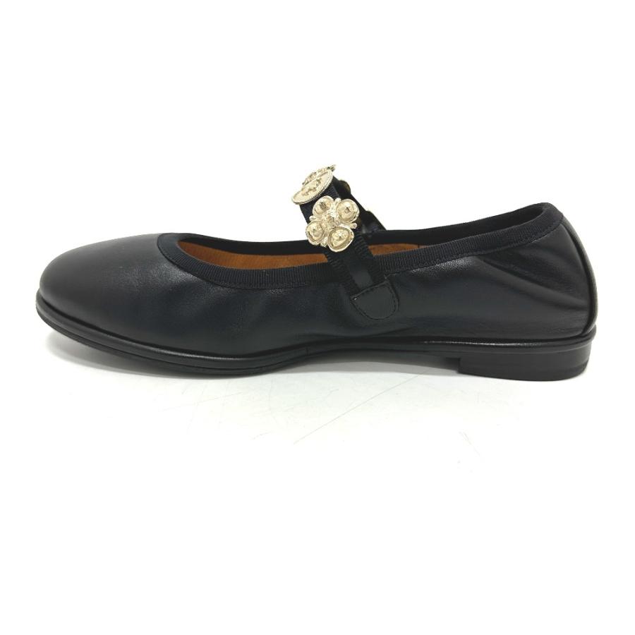 未使用 CHANEL シャネル G45778 メリージェーン フラット 24A サンダル ブラック レディース【中古】 | CHANEL | 01