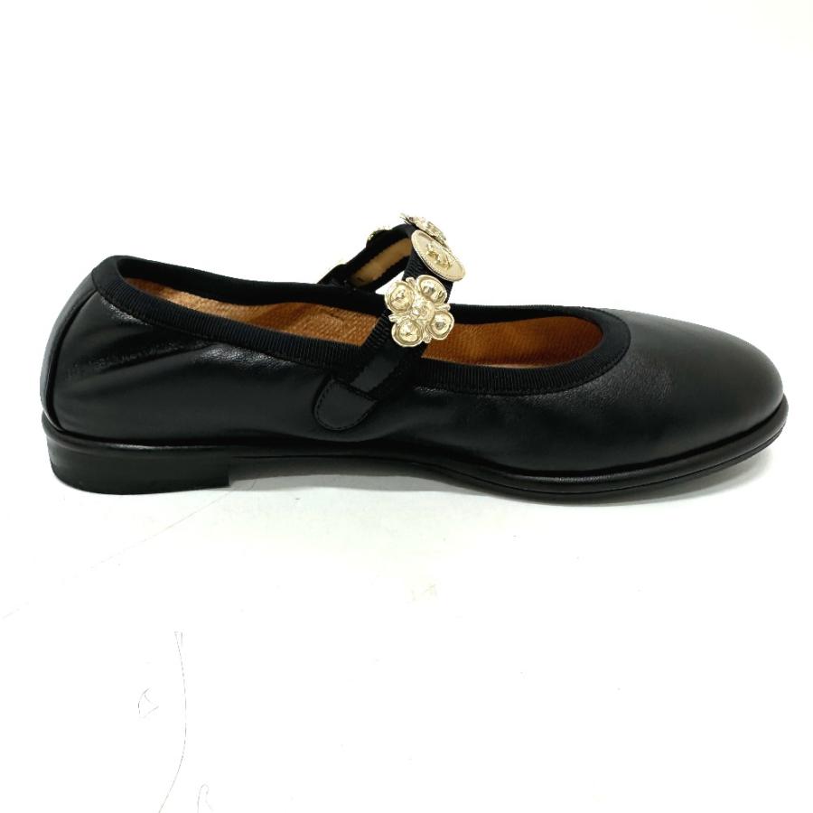 未使用 CHANEL シャネル G45778 メリージェーン フラット 24A サンダル ブラック レディース【中古】 | CHANEL | 04