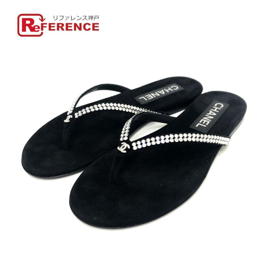 未使用 CHANEL シャネル G46205 サンダル 靴 アパレル  25C 2024/25年 クルーズ コレクション サンダル ブラック レディース【中古】 | CHANEL