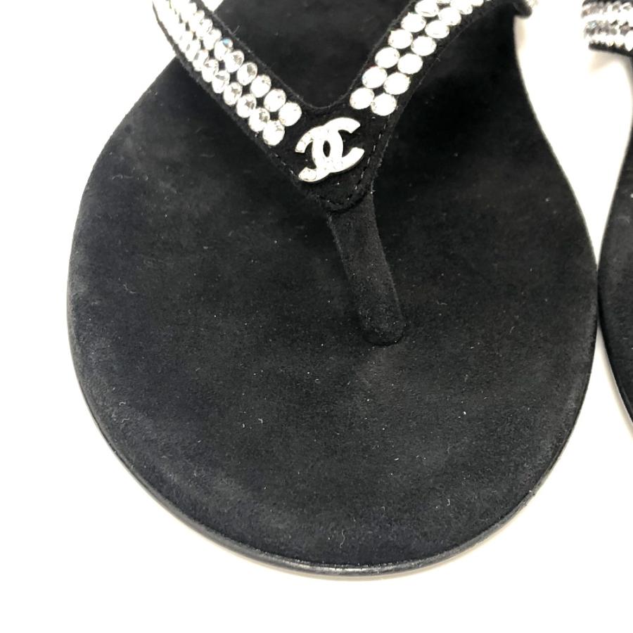 未使用 CHANEL シャネル G46205 サンダル 靴 アパレル  25C 2024/25年 クルーズ コレクション サンダル ブラック レディース【中古】 | CHANEL | 01