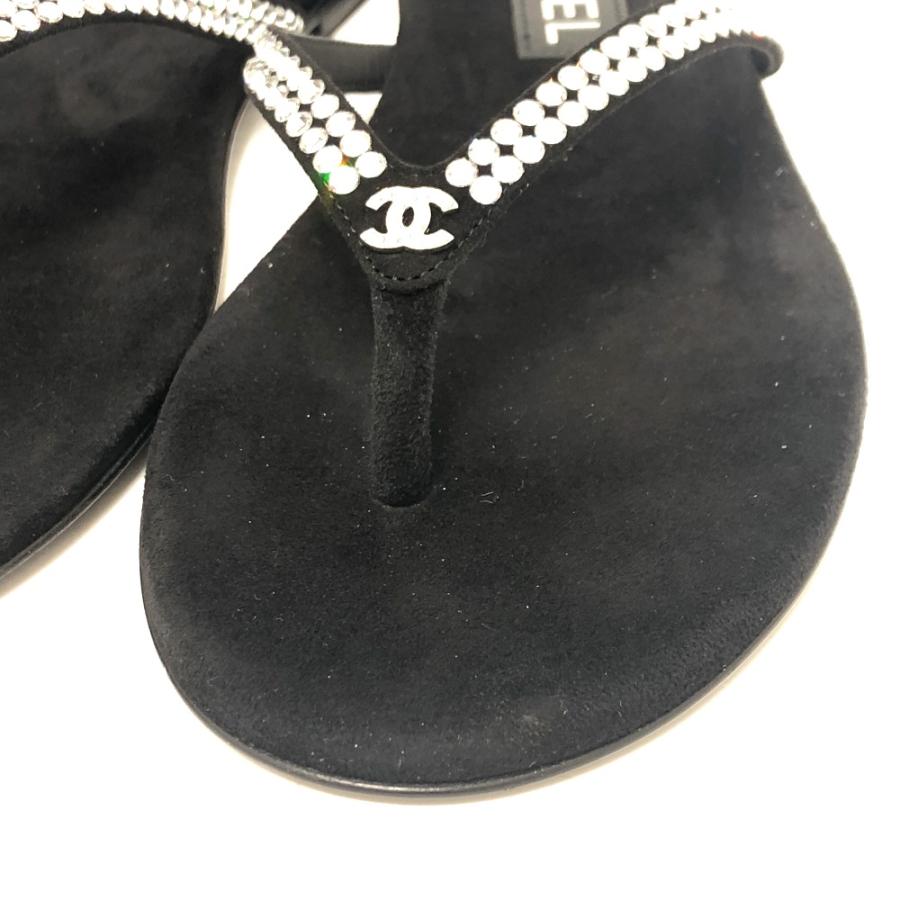 未使用 CHANEL シャネル G46205 サンダル 靴 アパレル  25C 2024/25年 クルーズ コレクション サンダル ブラック レディース【中古】 | CHANEL | 02