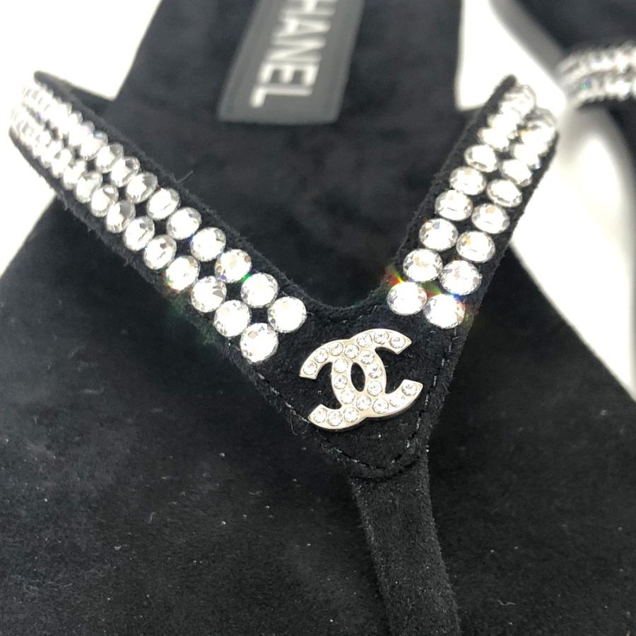 未使用 CHANEL シャネル G46205 サンダル 靴 アパレル  25C 2024/25年 クルーズ コレクション サンダル ブラック レディース【中古】 | CHANEL | 03