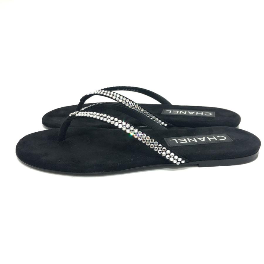 未使用 CHANEL シャネル G46205 サンダル 靴 アパレル  25C 2024/25年 クルーズ コレクション サンダル ブラック レディース【中古】 | CHANEL | 04