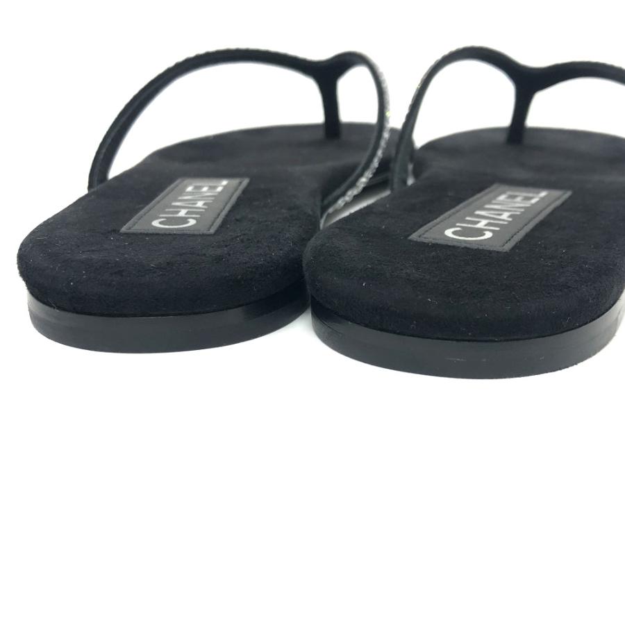 未使用 CHANEL シャネル G46205 サンダル 靴 アパレル  25C 2024/25年 クルーズ コレクション サンダル ブラック レディース【中古】 | CHANEL | 06