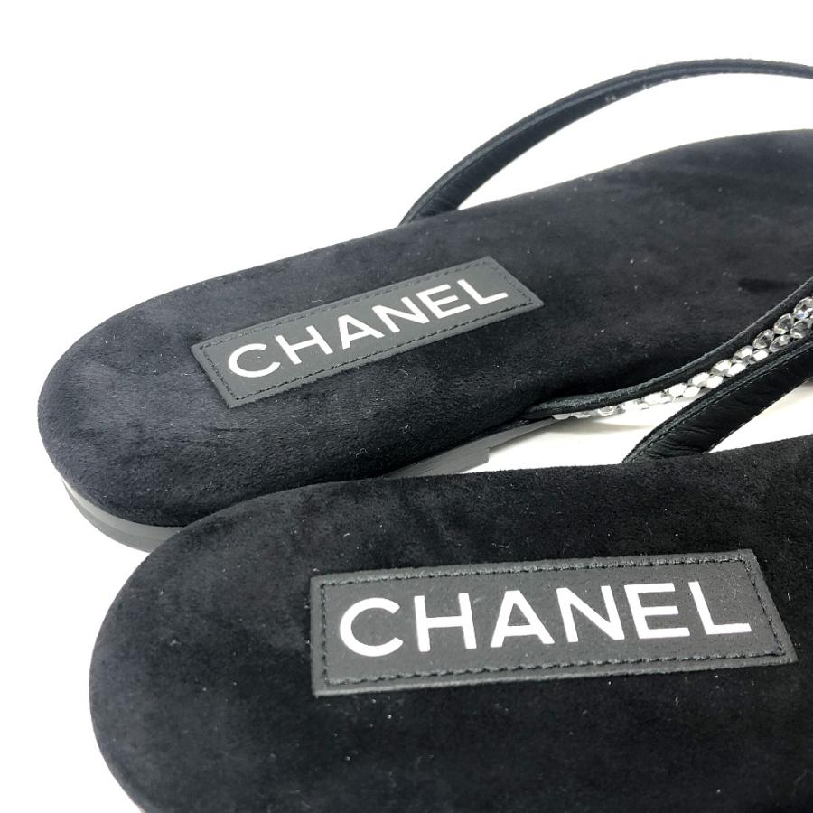 未使用 CHANEL シャネル G46205 サンダル 靴 アパレル  25C 2024/25年 クルーズ コレクション サンダル ブラック レディース【中古】 | CHANEL | 07