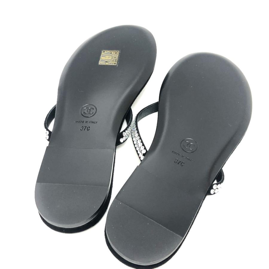 未使用 CHANEL シャネル G46205 サンダル 靴 アパレル  25C 2024/25年 クルーズ コレクション サンダル ブラック レディース【中古】 | CHANEL | 08