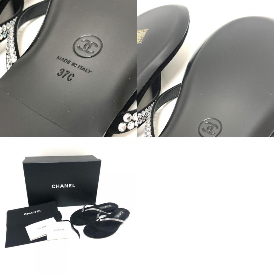 未使用 CHANEL シャネル G46205 サンダル 靴 アパレル  25C 2024/25年 クルーズ コレクション サンダル ブラック レディース【中古】 | CHANEL | 09