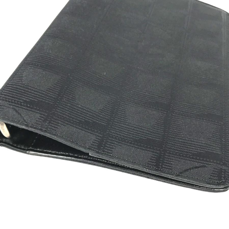 CHANEL シャネル ロゴ システム手帳 ステーショナリー ニュートラベルライン 手帳カバー ブラック レディース【中古】 | CHANEL | 01