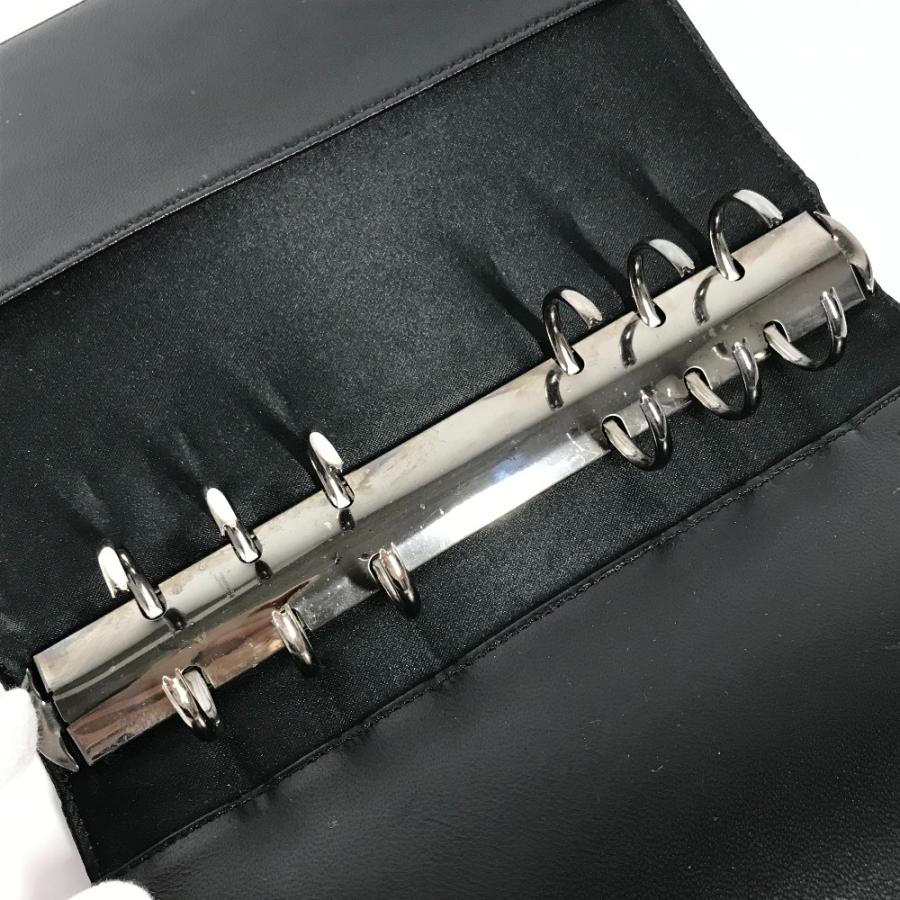 CHANEL シャネル ロゴ システム手帳 ステーショナリー ニュートラベルライン 手帳カバー ブラック レディース【中古】 | CHANEL | 08