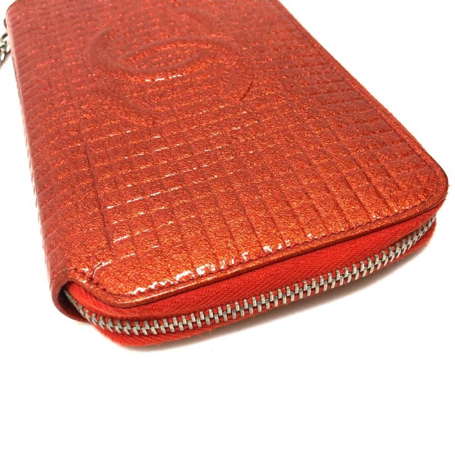 CHANEL シャネル A37188 長財布 マイクロチョコバー 長財布(あり) パテントレザー ルージュ レディース | CHANEL | 03