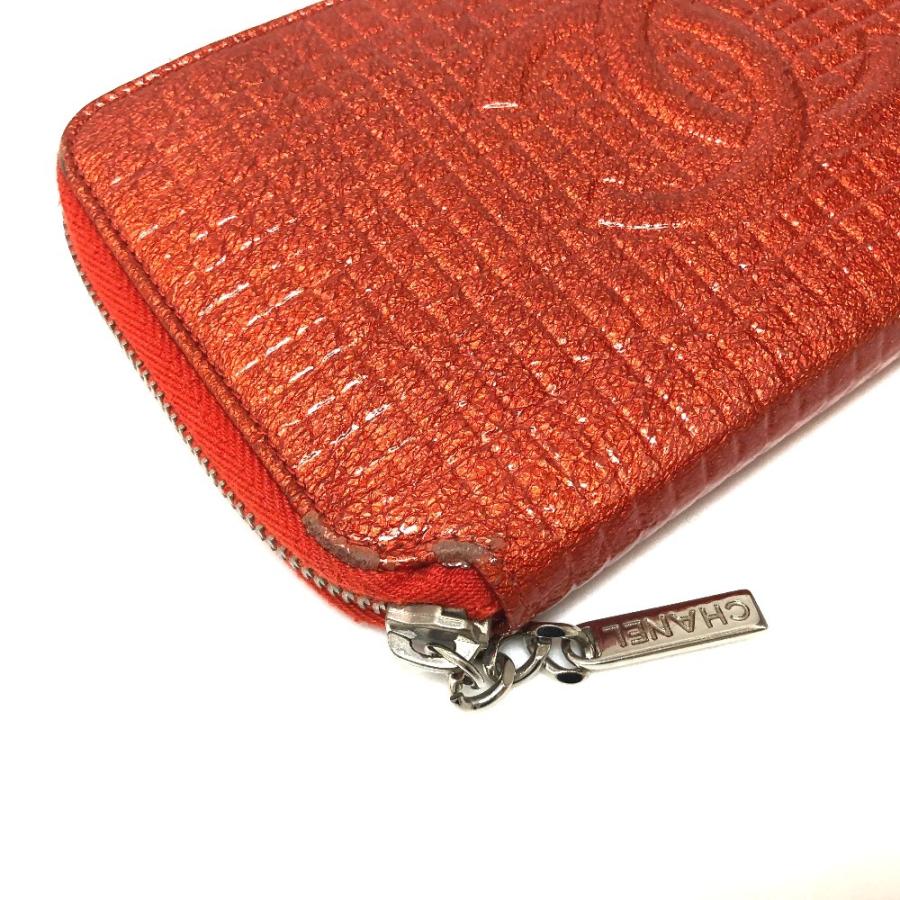 CHANEL シャネル A37188 長財布 マイクロチョコバー 長財布(あり) パテントレザー ルージュ レディース | CHANEL | 04