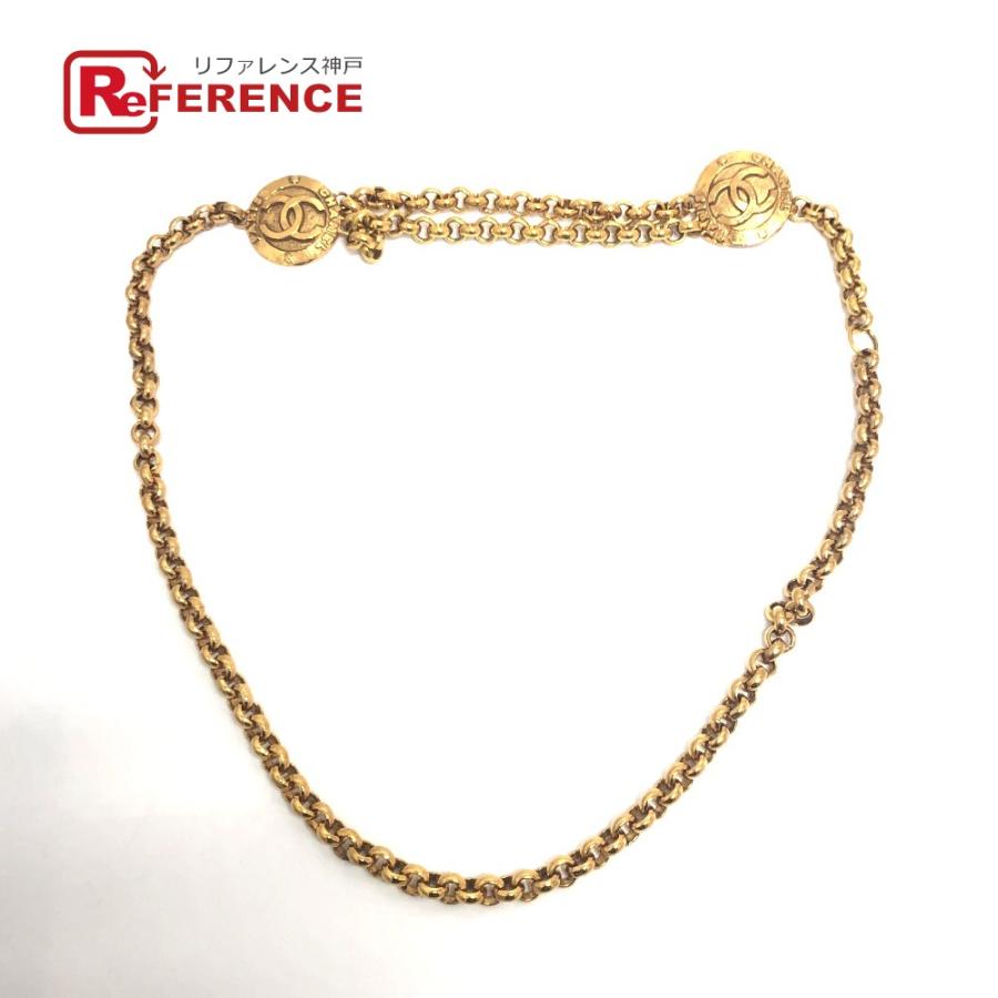 CHANEL シャネル ココマーク ロゴ チェーンベルト チェーン 小物 ベルト ゴールド レディース【中古】 | CHANEL