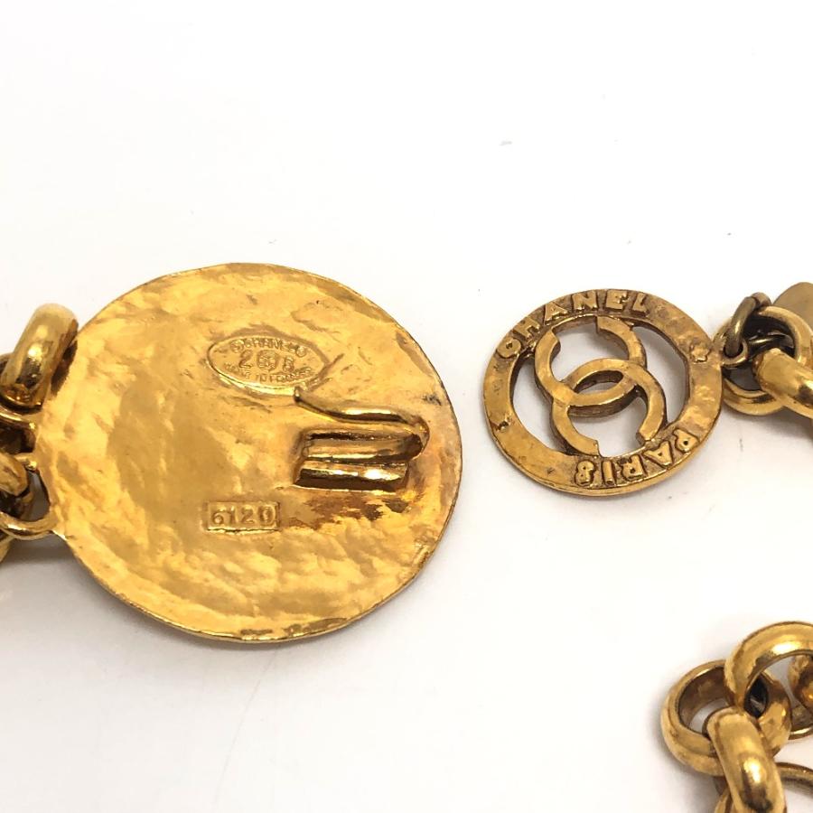 CHANEL シャネル ココマーク ロゴ チェーンベルト チェーン 小物 ベルト ゴールド レディース【中古】 | CHANEL | 05