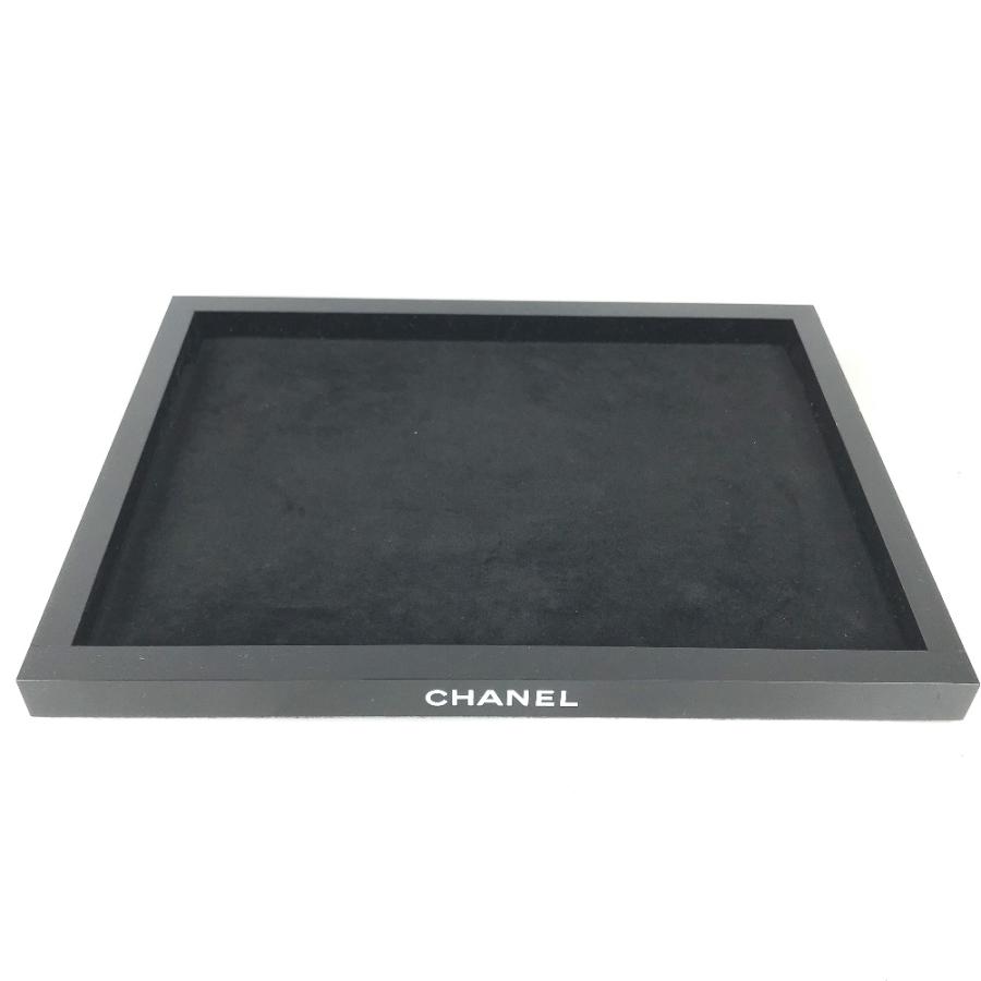 美品 CHANEL シャネル CC ココマーク トレイ ジュエリートレイ アクセサリーケース インテリア 非売品 ノベルティ ブラック【中古】 | CHANEL | 01