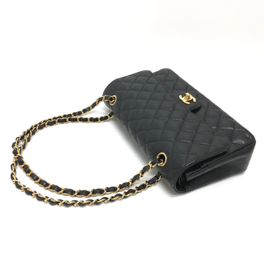 CHANEL（シャネル） 美品 A01112 マトラッセ25 Wチェーン 肩掛け 斜め